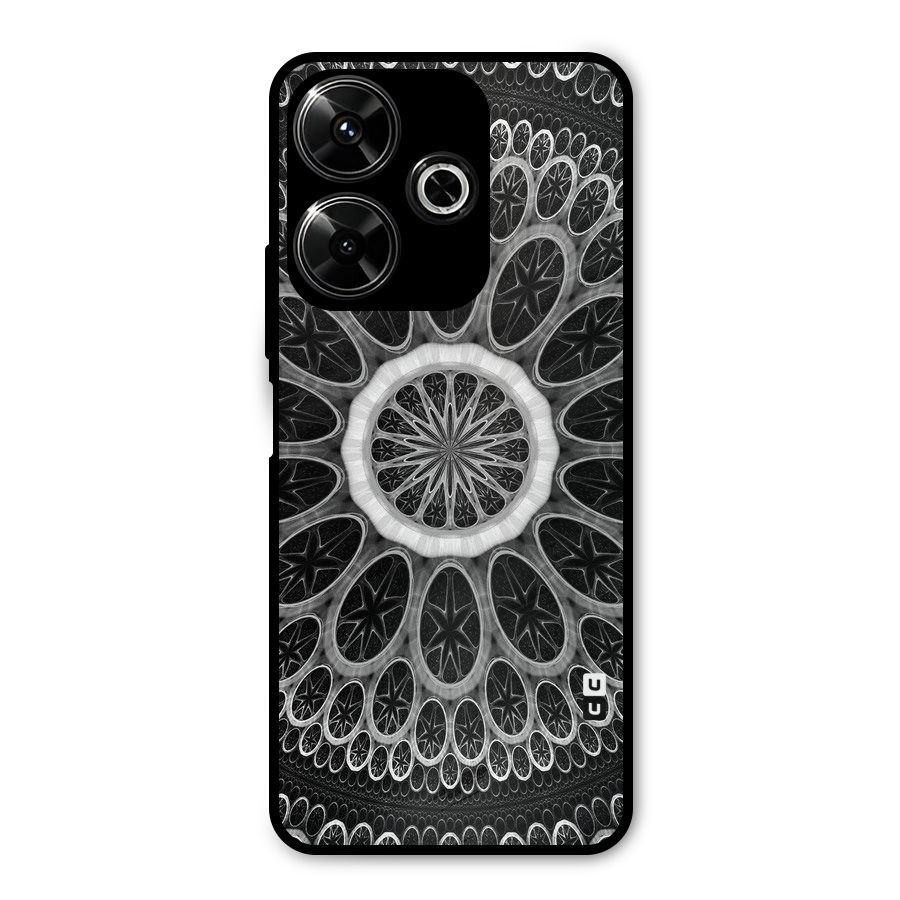 Dark Pattern Art Metal Back Case for Poco M6 Plus