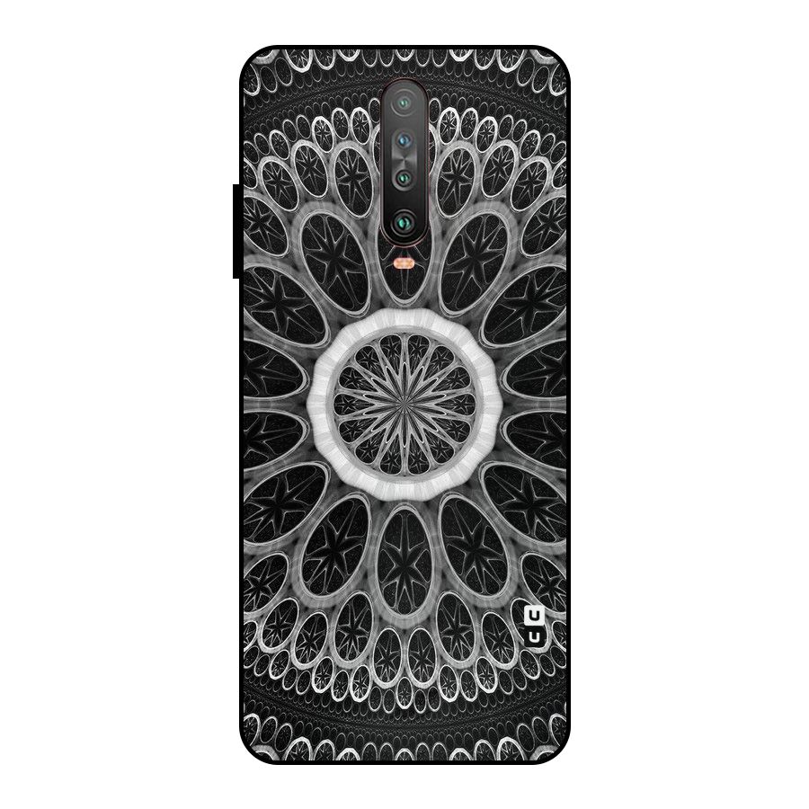 Dark Pattern Art Metal Back Case for Poco X2