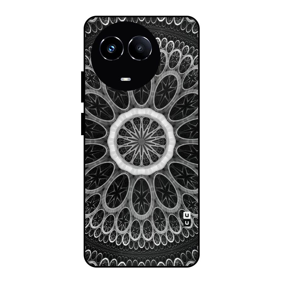 Dark Pattern Art Metal Back Case for Realme 11X