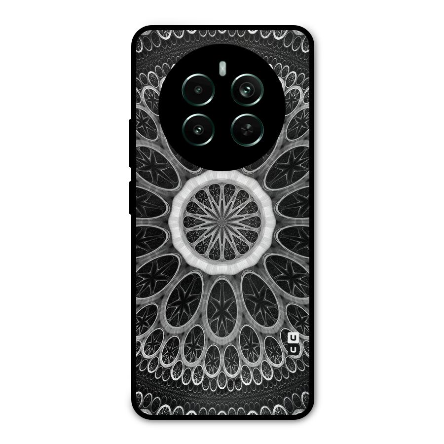 Dark Pattern Art Metal Back Case for Realme 12 Pro Plus