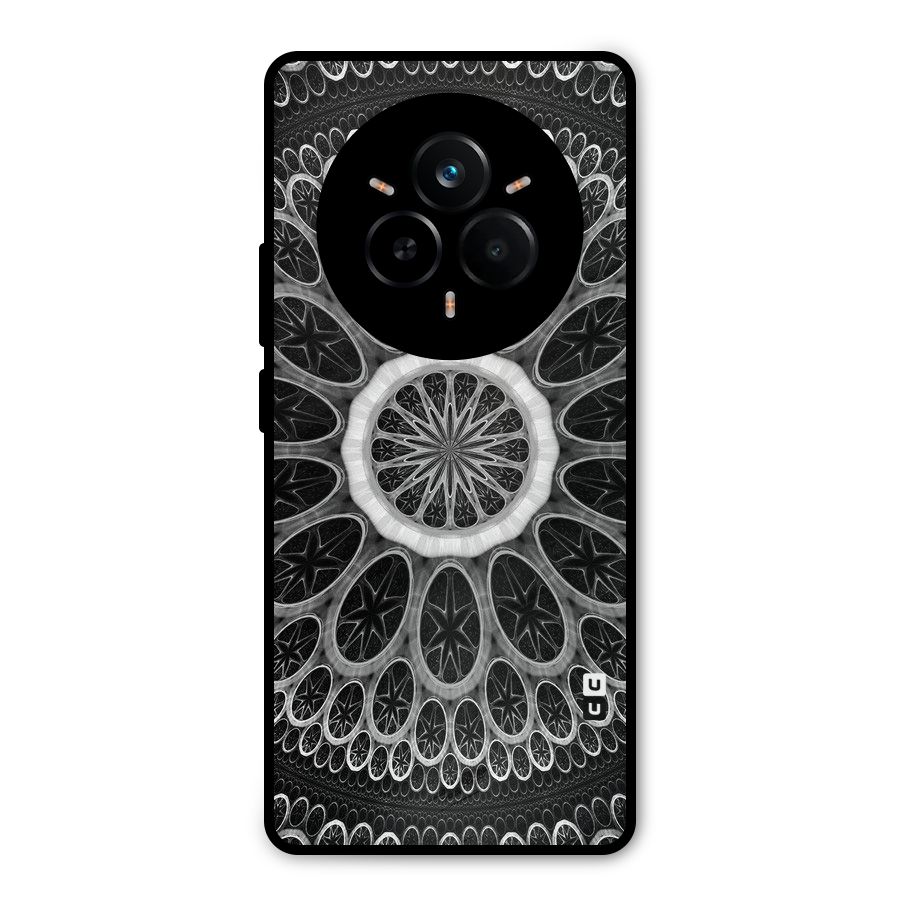 Dark Pattern Art Metal Back Case for Realme 14 Pro Plus