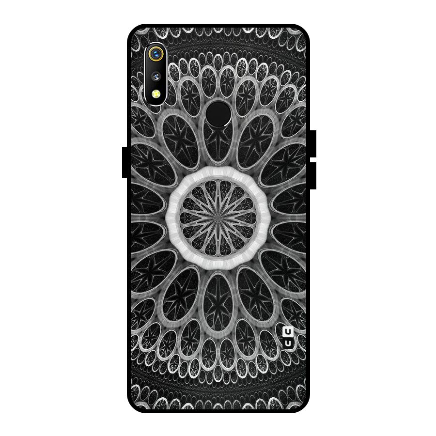 Dark Pattern Art Metal Back Case for Realme 3i