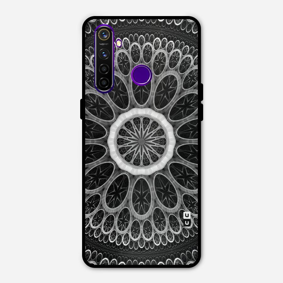 Dark Pattern Art Metal Back Case for Realme 5 Pro