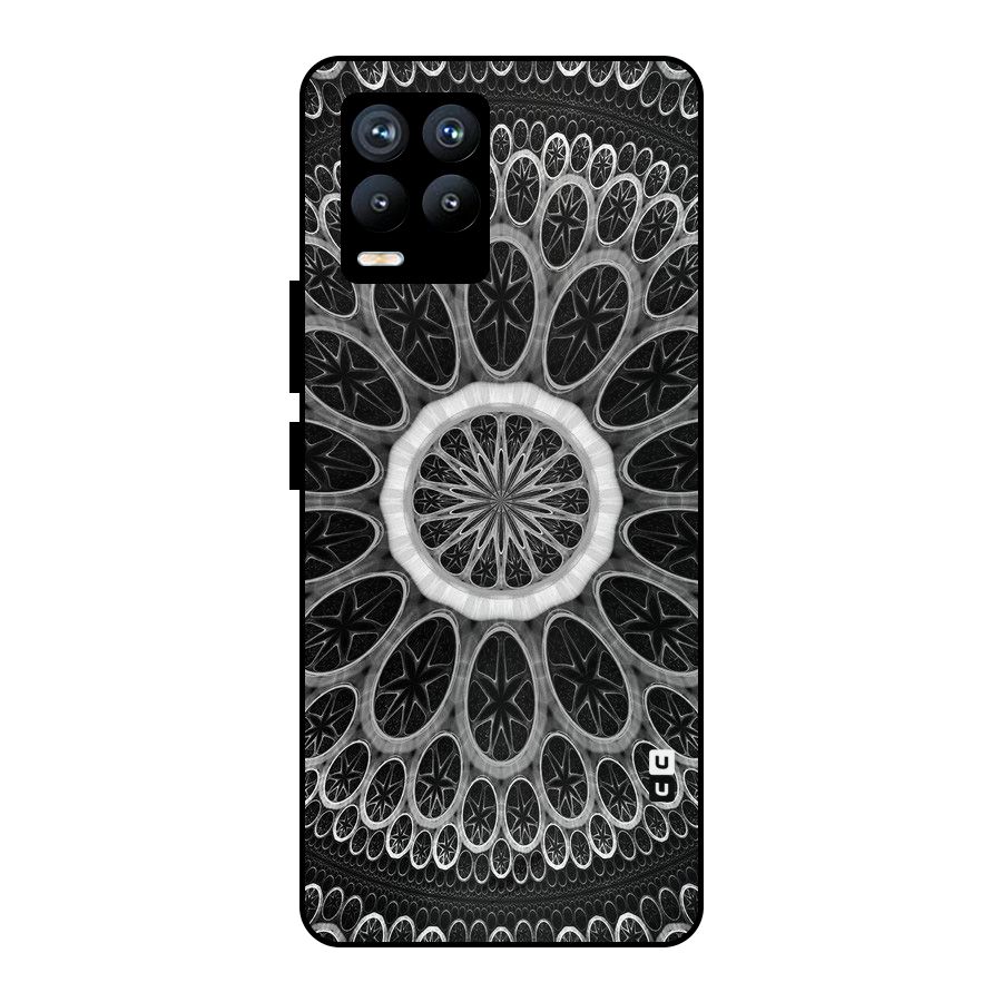 Dark Pattern Art Metal Back Case for Realme 8