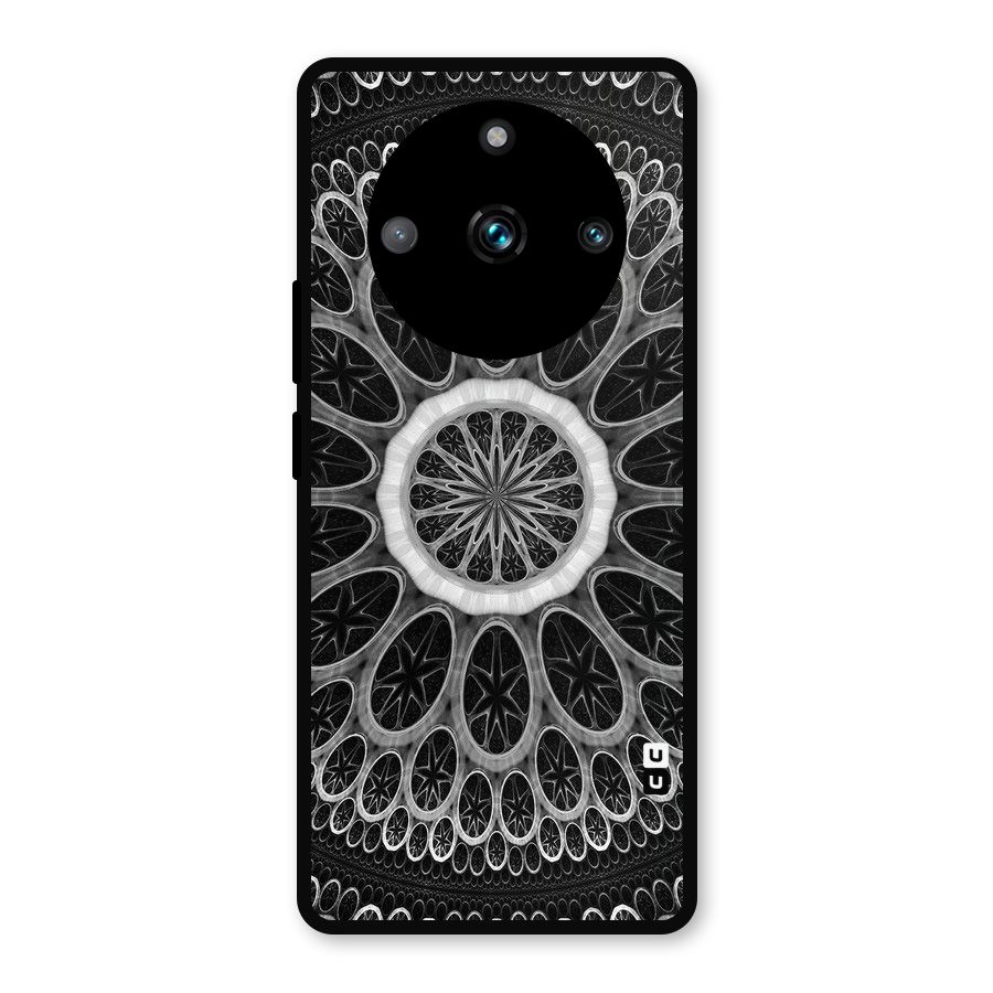 Dark Pattern Art Metal Back Case for Realme Narzo 60 Pro