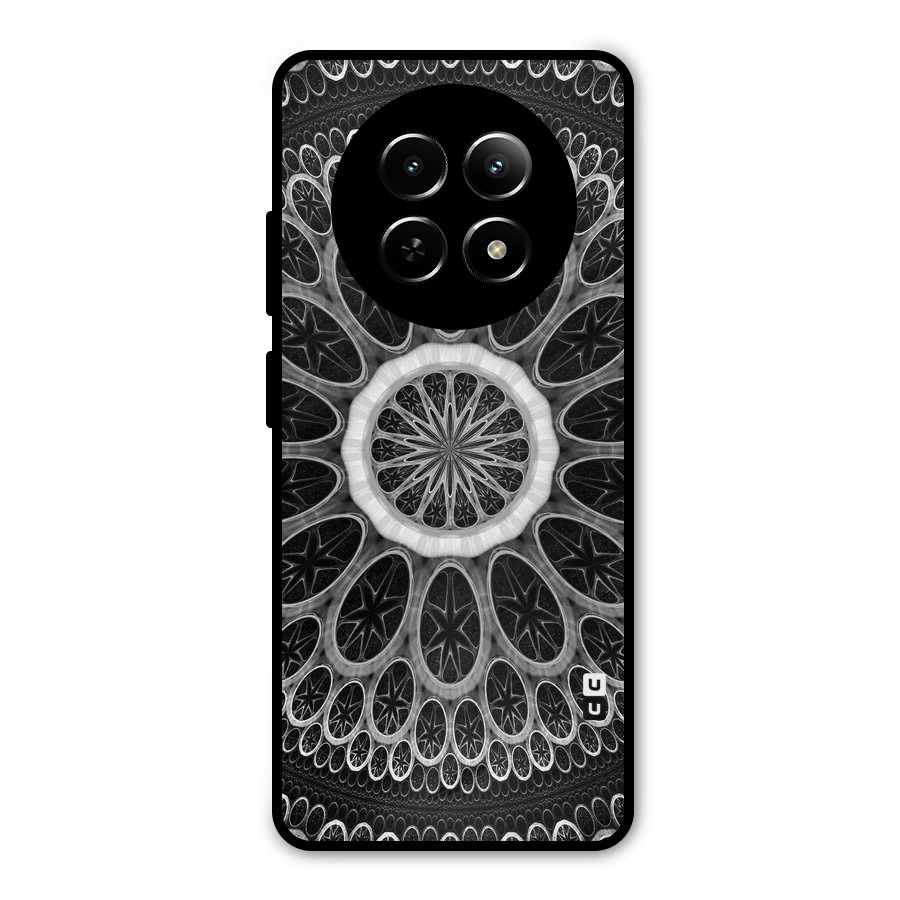 Dark Pattern Art Metal Back Case for Realme Narzo 70x 5G