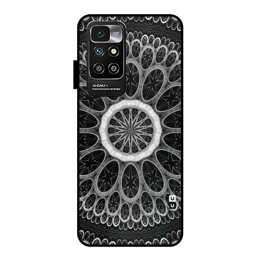 Dark Pattern Art Metal Back Case for Redmi 10 Prime