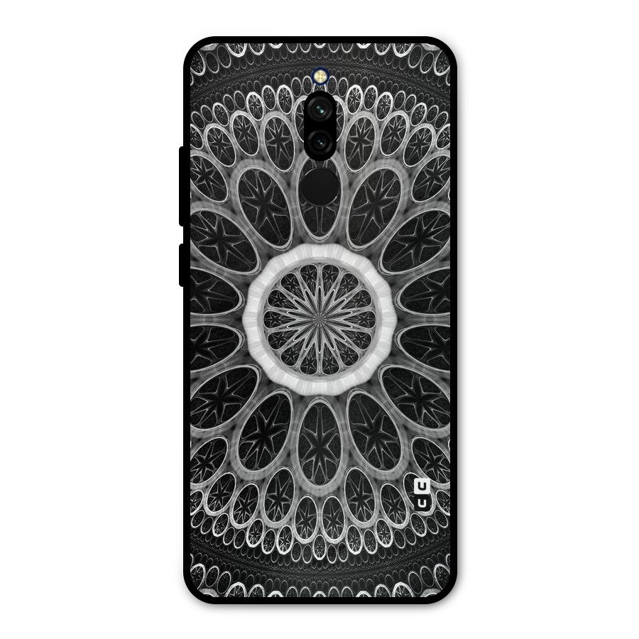 Dark Pattern Art Metal Back Case for Redmi 8