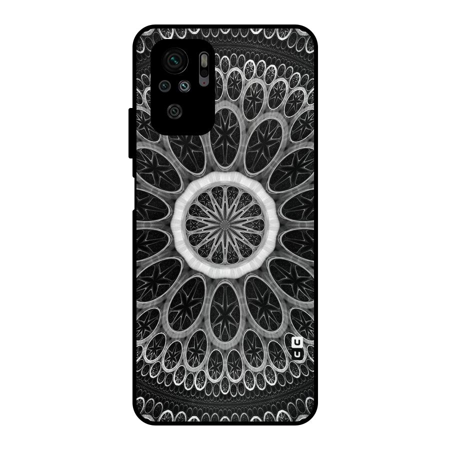 Dark Pattern Art Metal Back Case for Redmi Note 10S