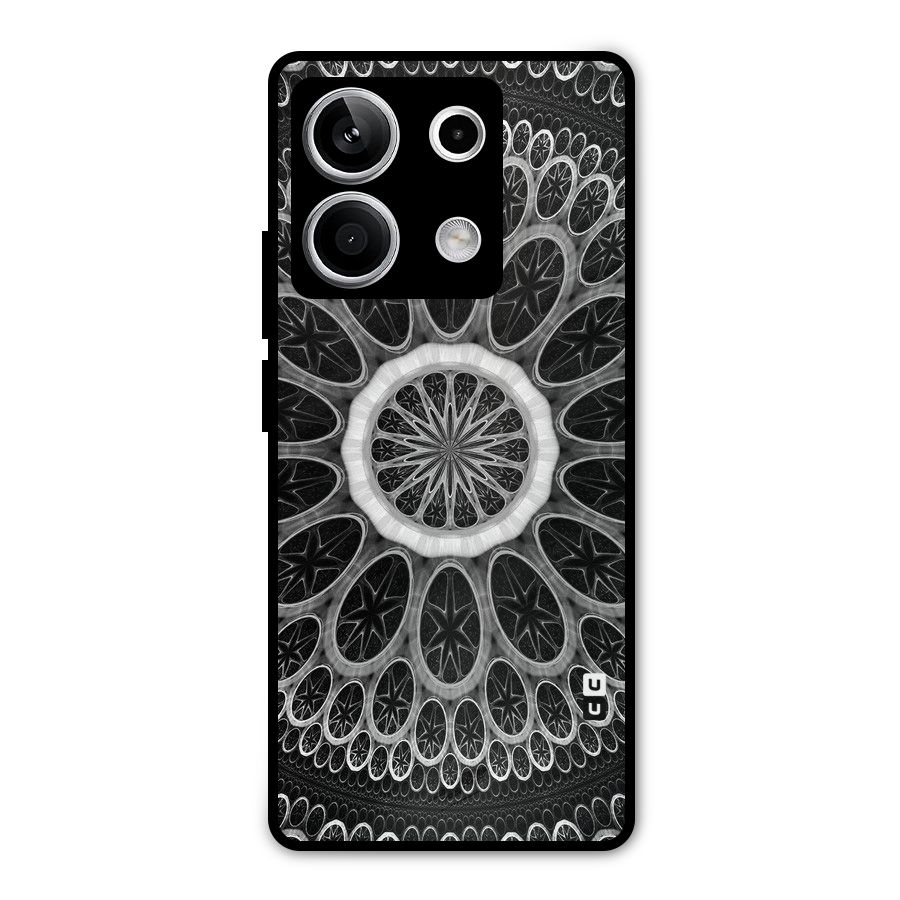 Dark Pattern Art Metal Back Case for Redmi Note 13 5G