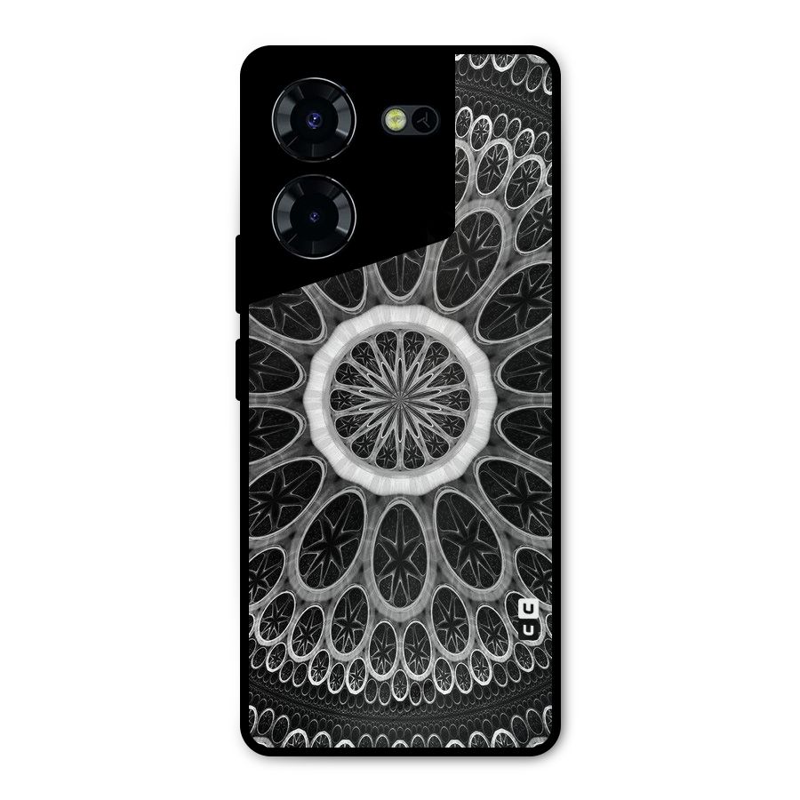 Dark Pattern Art Metal Back Case for Tecno Pova 5 Pro 5G