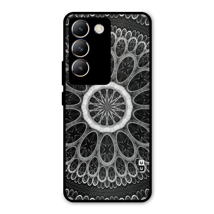 Dark Pattern Art Metal Back Case for Vivo T3 5G