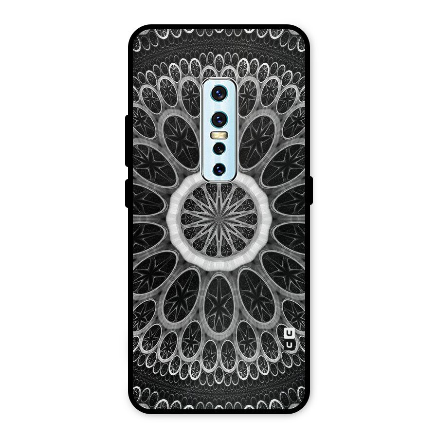 Dark Pattern Art Metal Back Case for Vivo V17 Pro