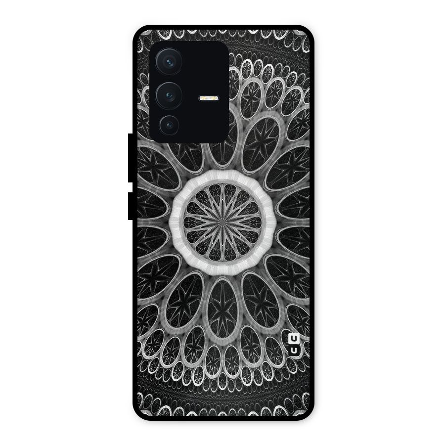 Dark Pattern Art Metal Back Case for Vivo V23 5G