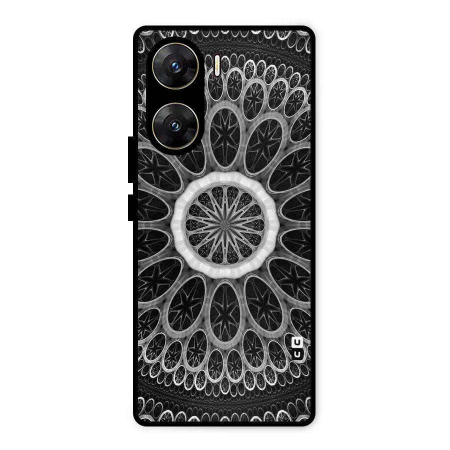 Dark Pattern Art Metal Back Case for Vivo V29e