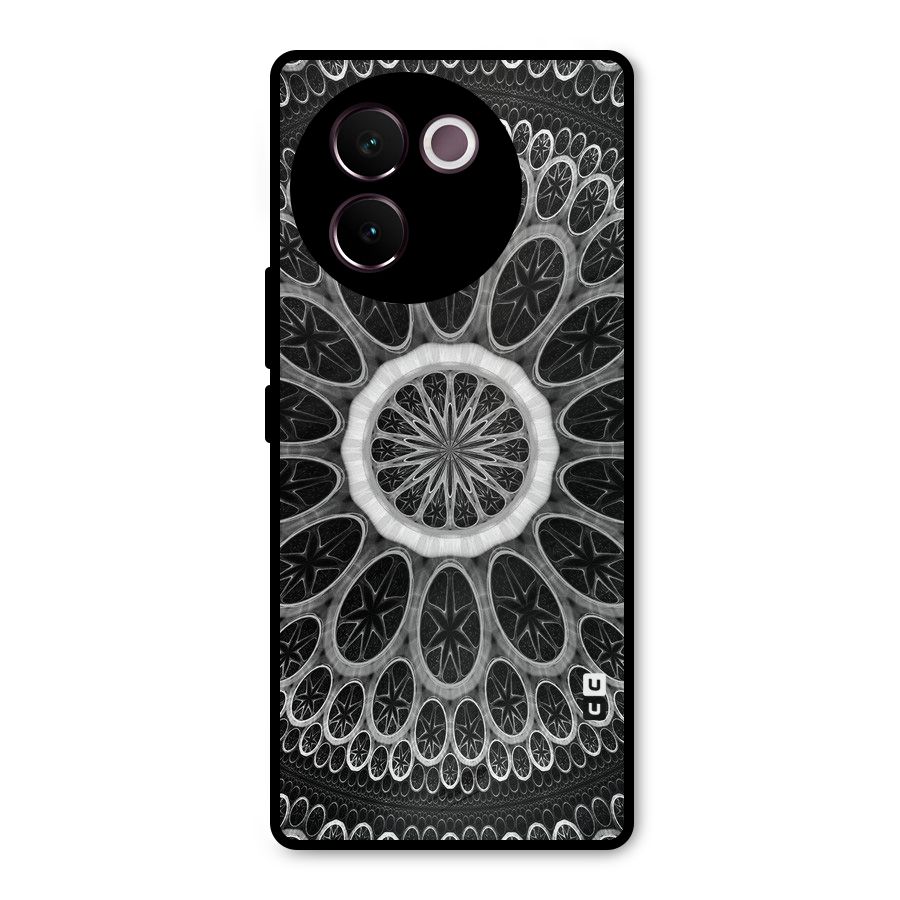 Dark Pattern Art Metal Back Case for Vivo V30e