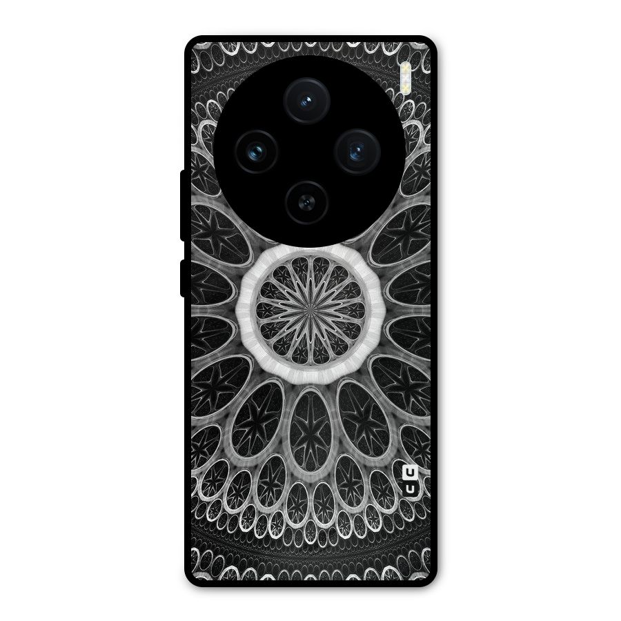Dark Pattern Art Metal Back Case for Vivo X100