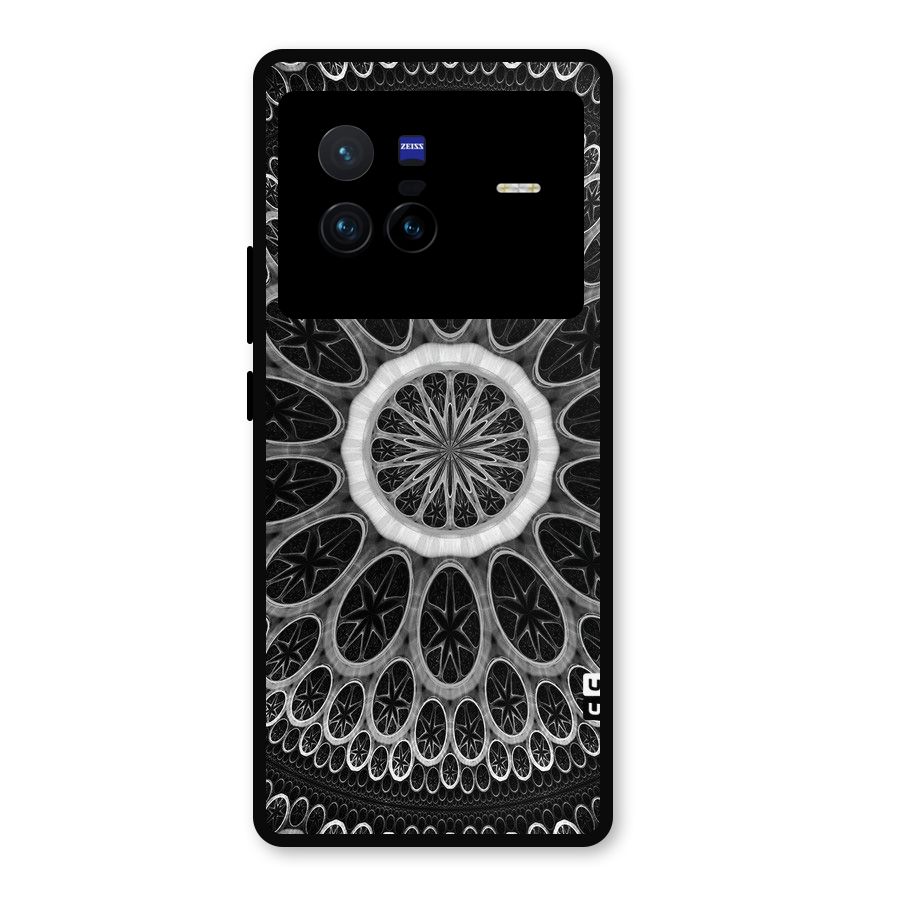 Dark Pattern Art Metal Back Case for Vivo X80