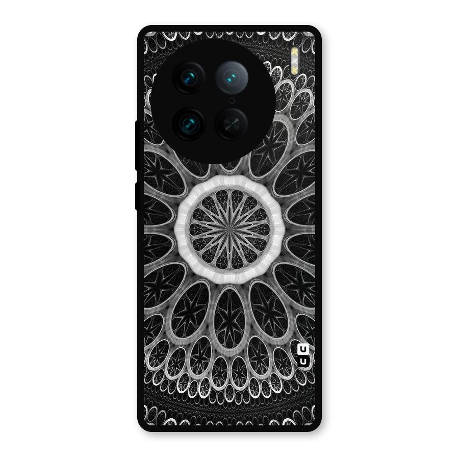 Dark Pattern Art Metal Back Case for Vivo X90 Pro