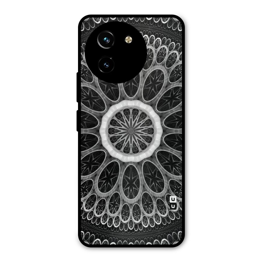 Dark Pattern Art Metal Back Case for Vivo Y200i