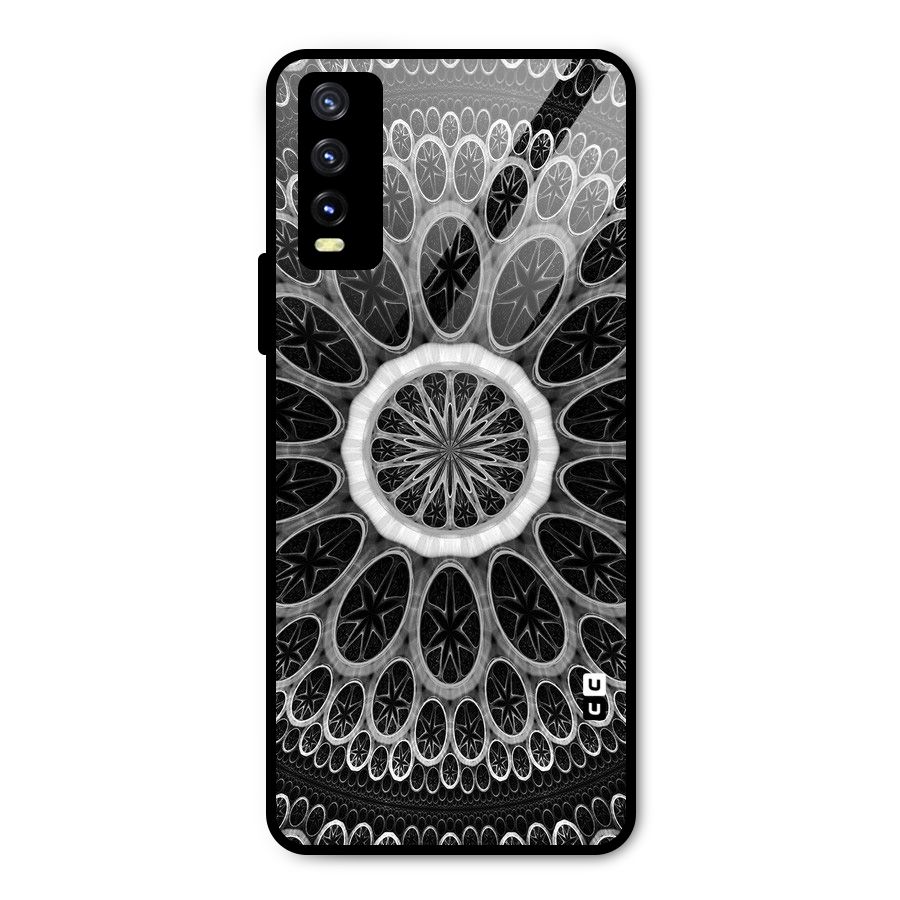 Dark Pattern Art Metal Back Case for Vivo Y20 2021