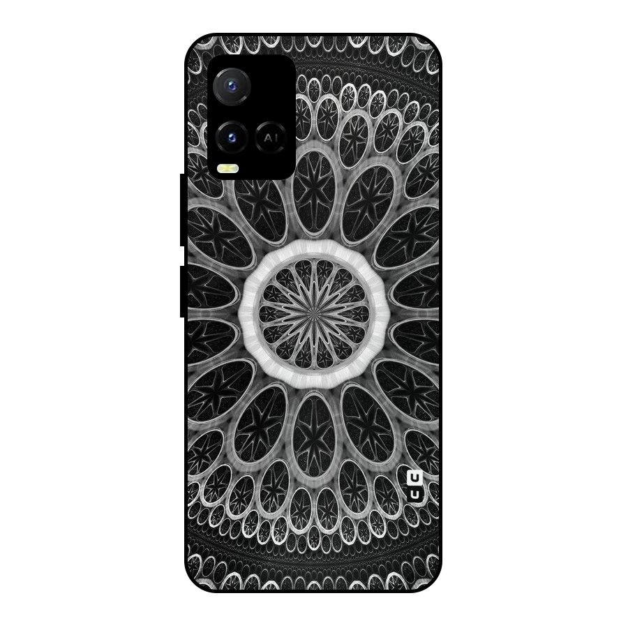 Dark Pattern Art Metal Back Case for Vivo Y21A