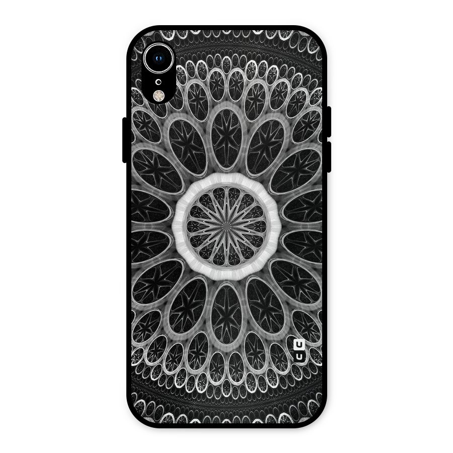 Dark Pattern Art Metal Back Case for iPhone XR