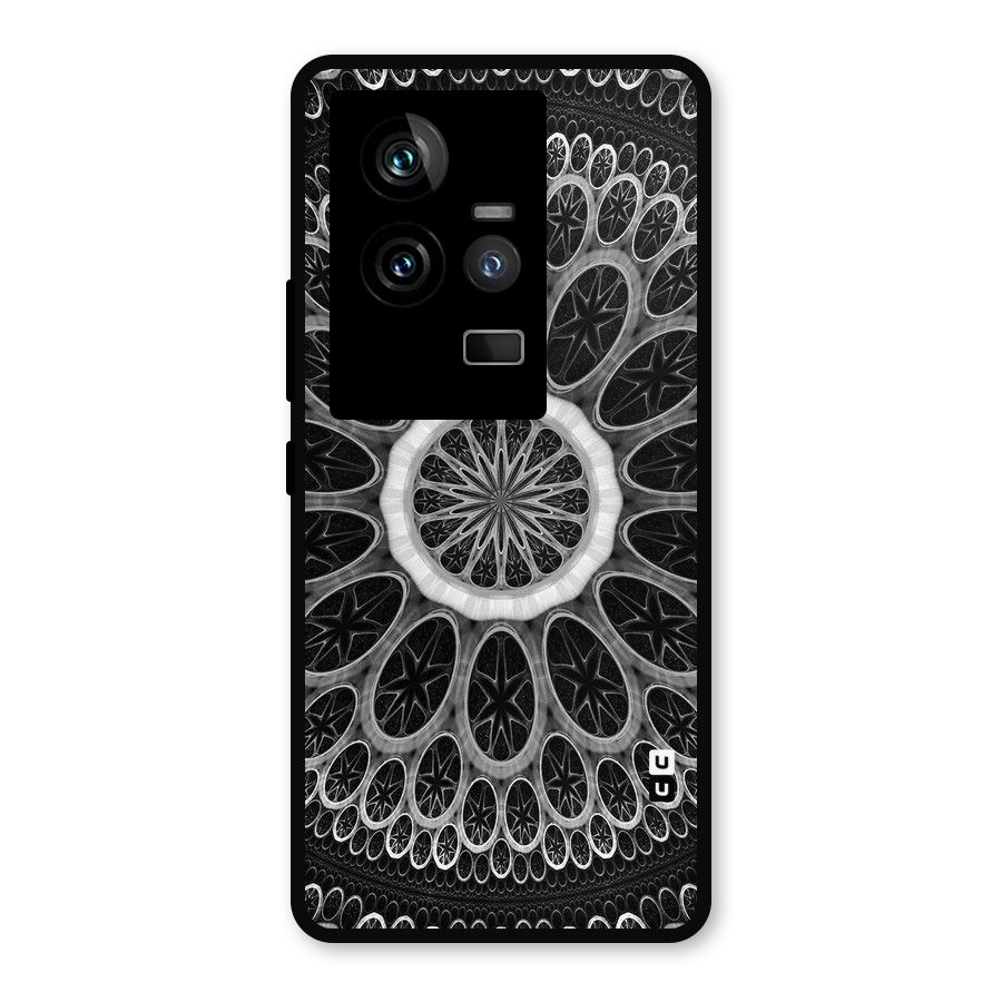 Dark Pattern Art Metal Back Case for iQOO 11 5G