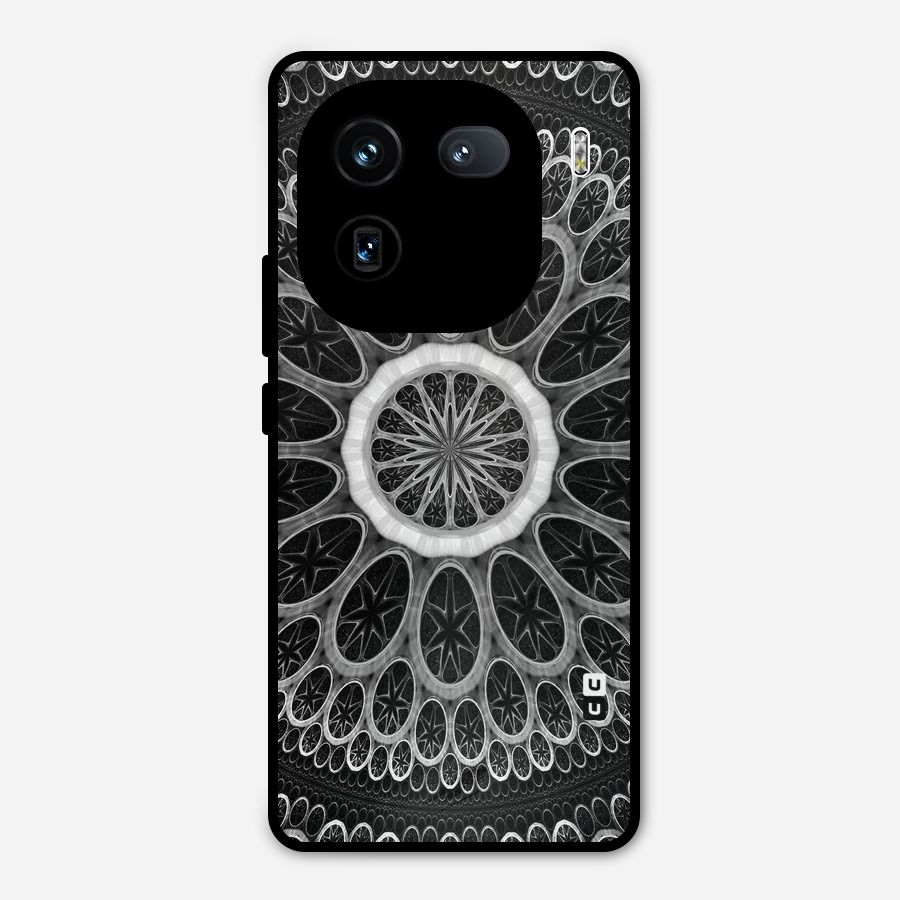 Dark Pattern Art Metal Back Case for iQOO 12