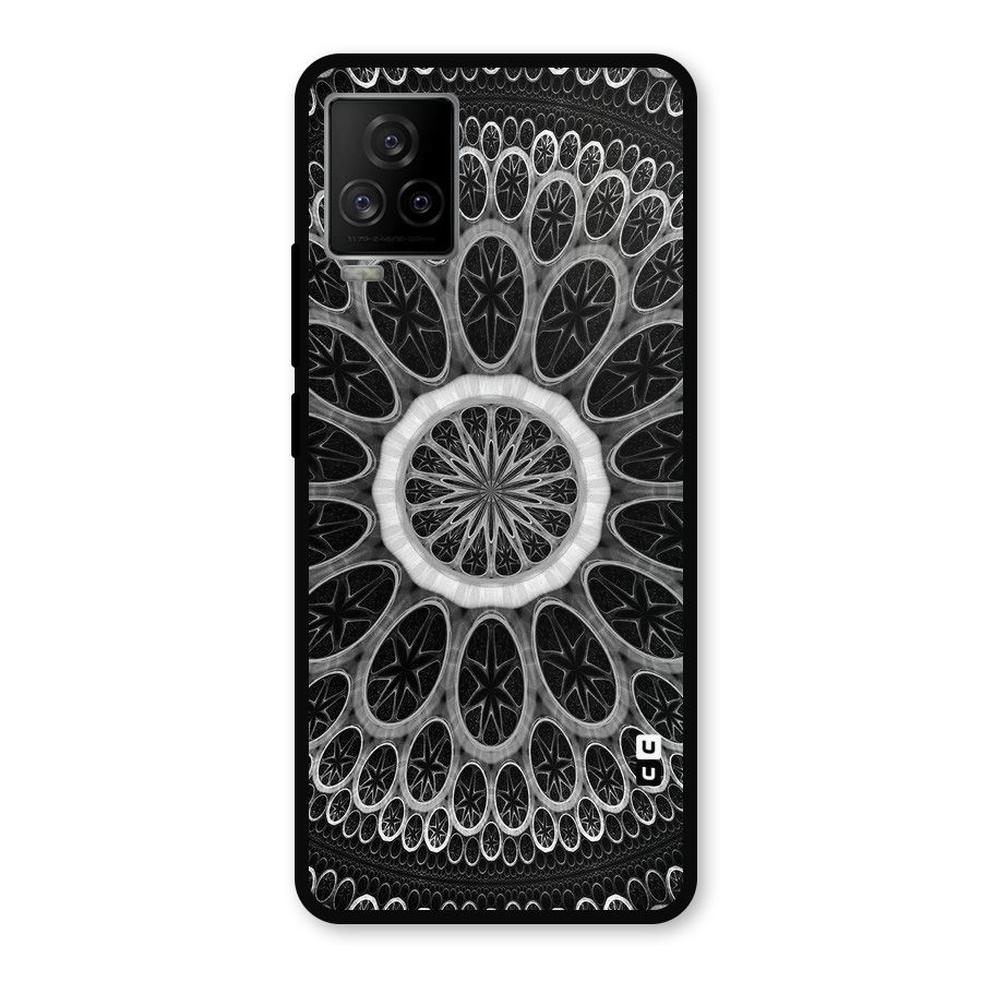 Dark Pattern Art Metal Back Case for iQOO 7 Legend 5G
