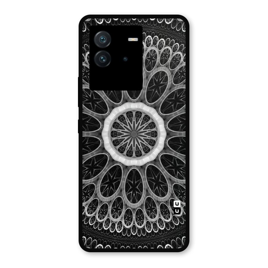 Dark Pattern Art Metal Back Case for iQOO Neo 6 5G