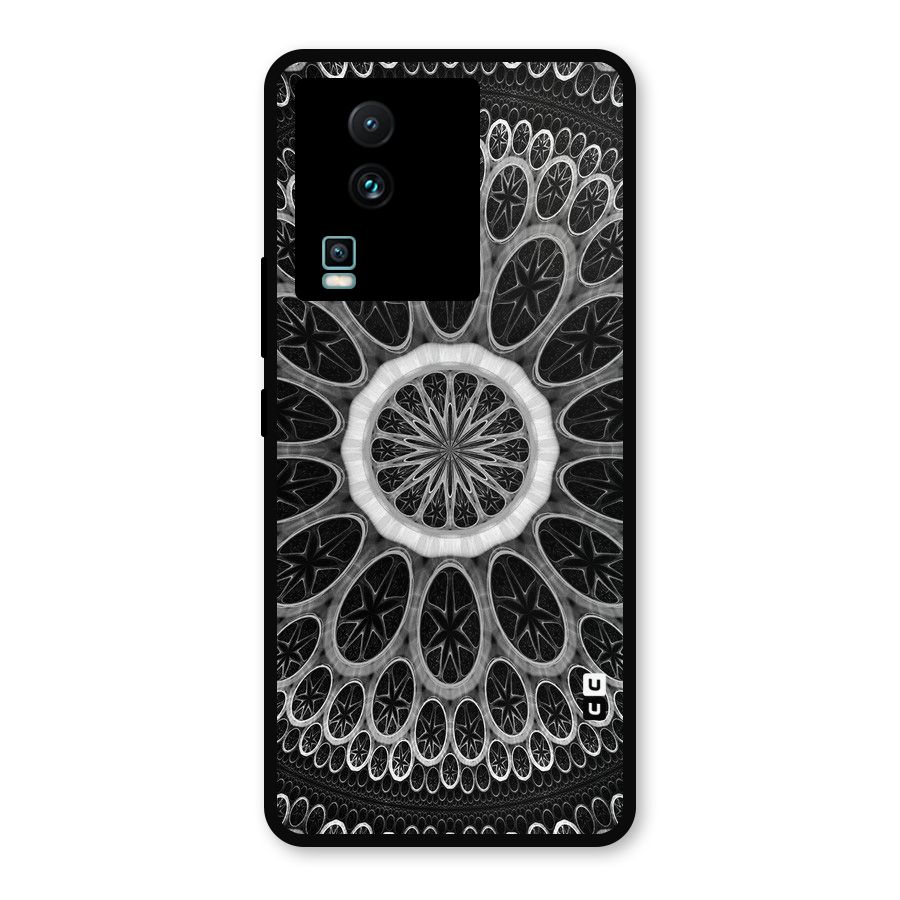 Dark Pattern Art Metal Back Case for iQOO Neo 7 Pro