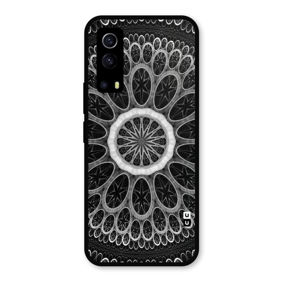 Dark Pattern Art Metal Back Case for iQOO Z3
