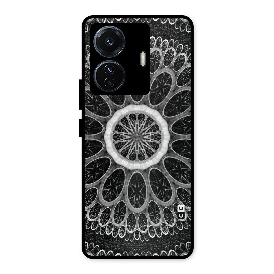 Dark Pattern Art Metal Back Case for iQOO Z6