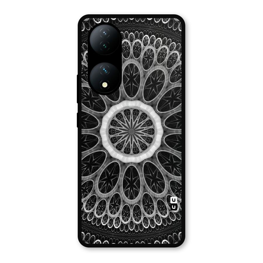 Dark Pattern Art Metal Back Case for iQOO Z7