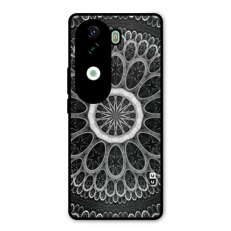 Dark Pattern Art Metal Back Case for iQOO Z9s