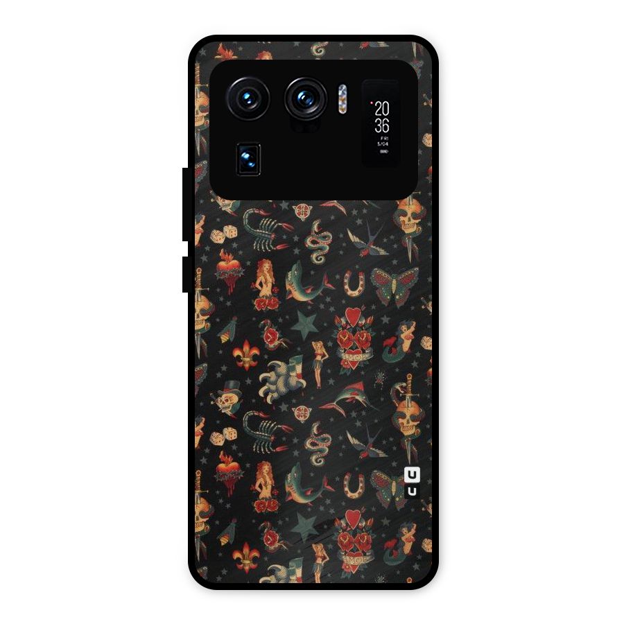 Dark Pattern Metal Back Case for Mi 11 Ultra
