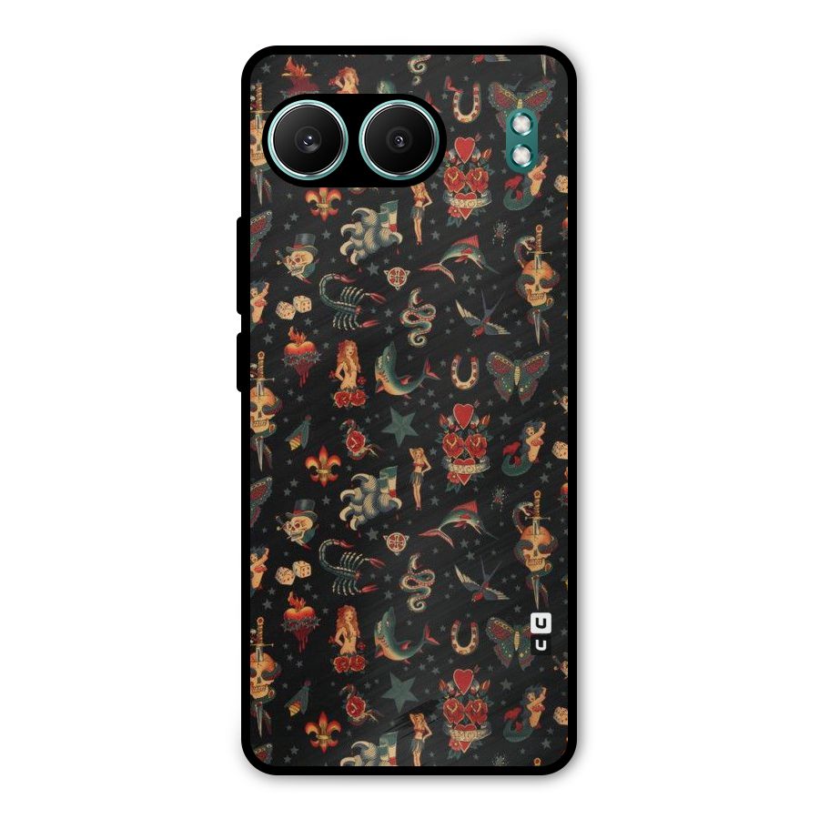 Dark Pattern Metal Back Case for OnePlus Nord 4