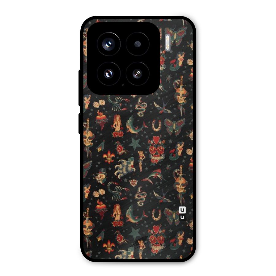 Dark Pattern Metal Back Case for Xiaomi 15