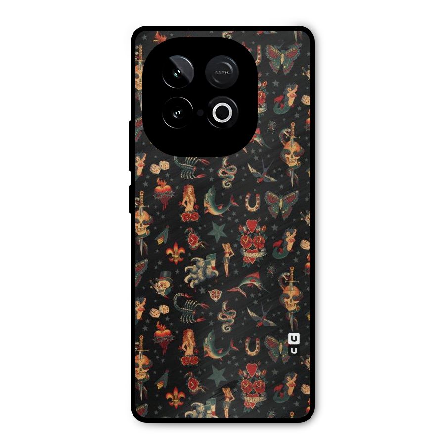 Dark Pattern Metal Back Case for iQOO Neo 10