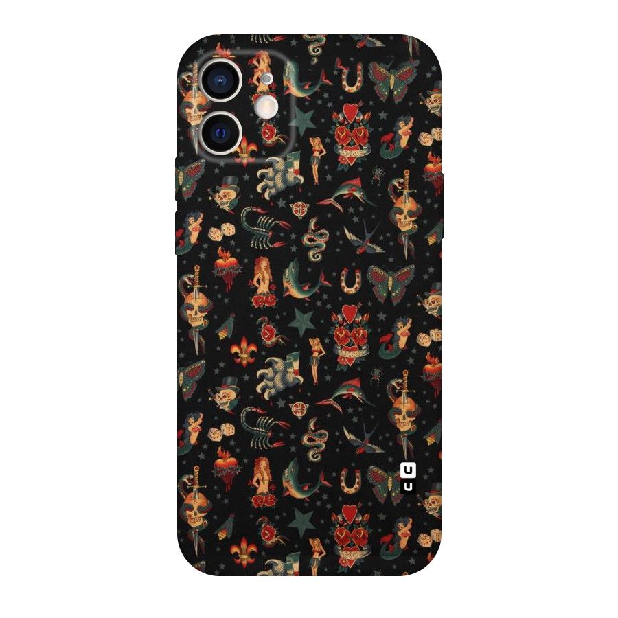 Dark Pattern Original Polycarbonate Back Case for iPhone 12