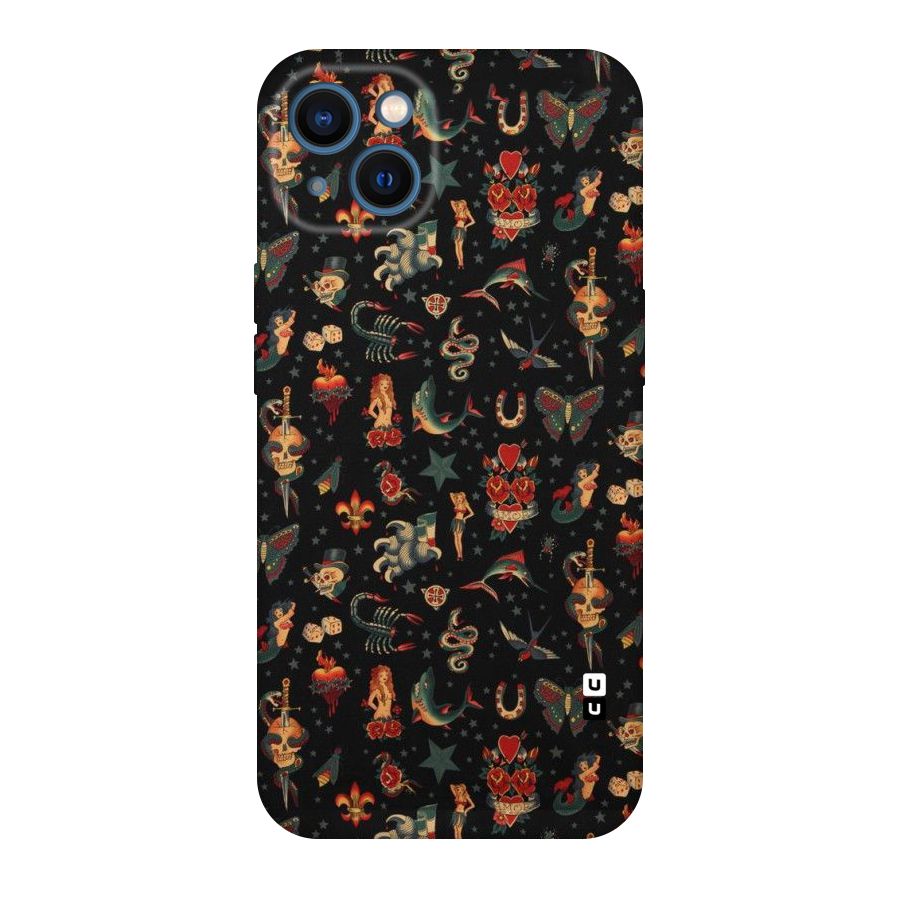 Dark Pattern Original Polycarbonate Back Case for iPhone 13