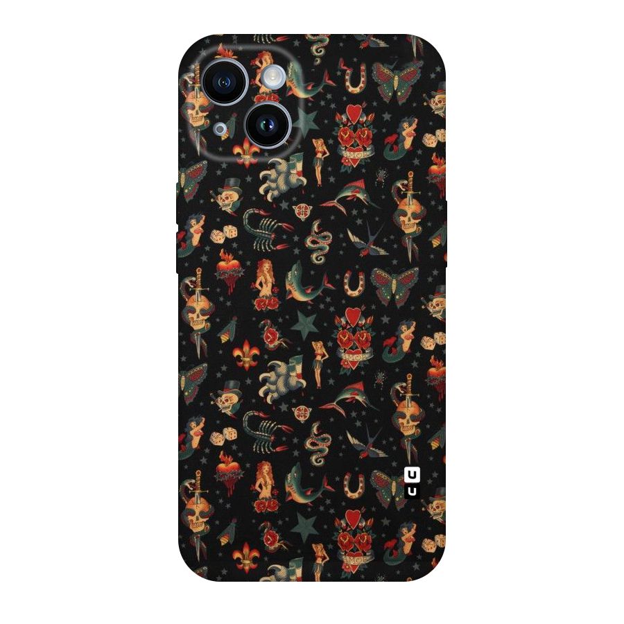 Dark Pattern Original Polycarbonate Back Case for iPhone 14