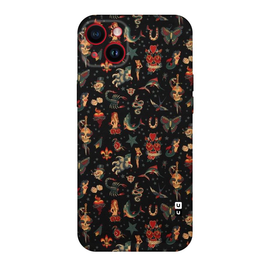 Dark Pattern Original Polycarbonate Back Case for iPhone 14 Plus