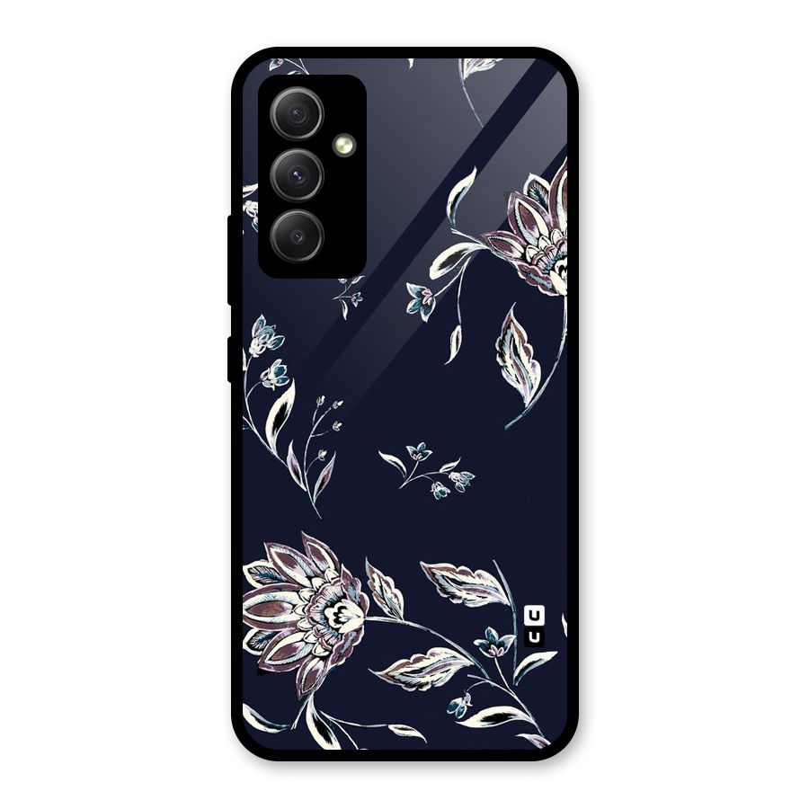 Dark Petals Glass Back Case for Galaxy A34