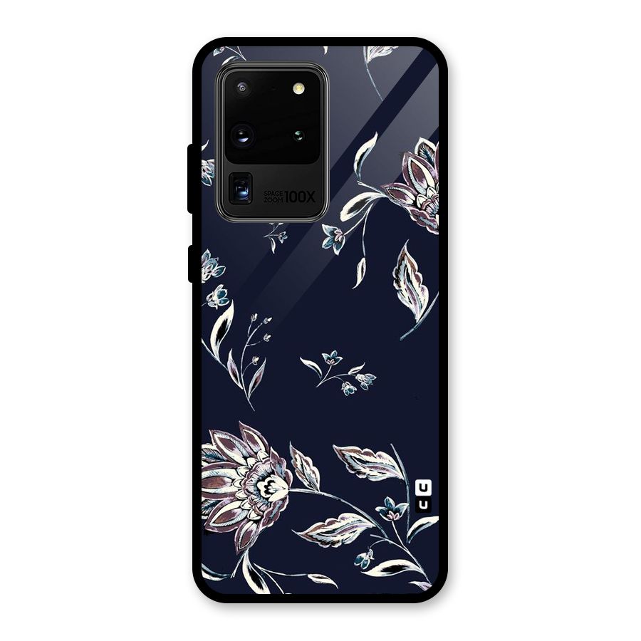 Dark Petals Glass Back Case for Galaxy S20 Ultra