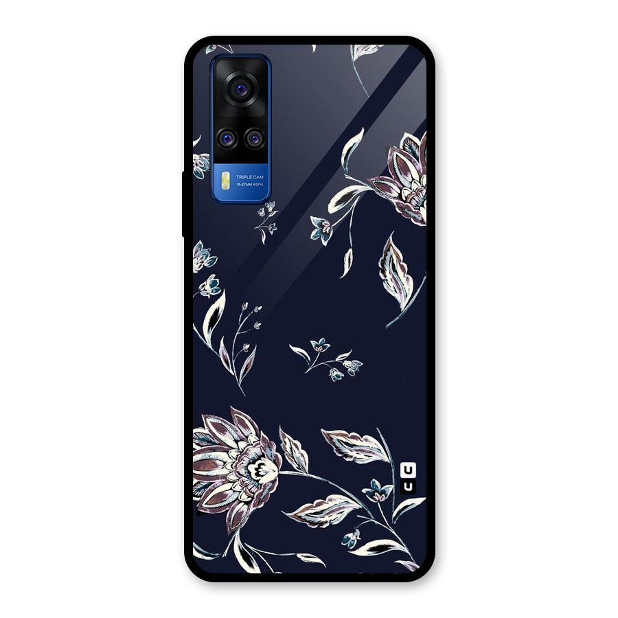 Dark Petals Glass Back Case for Vivo Y31