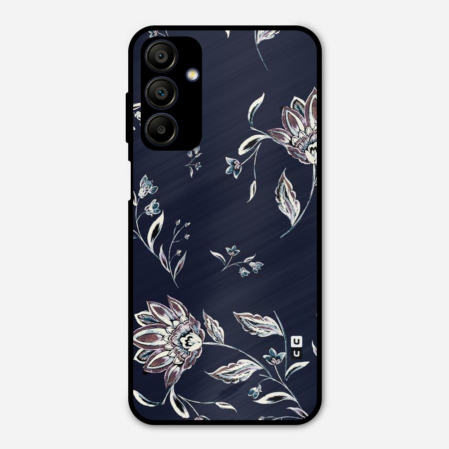 Dark Petals Metal Back Case for Galaxy A15 5G