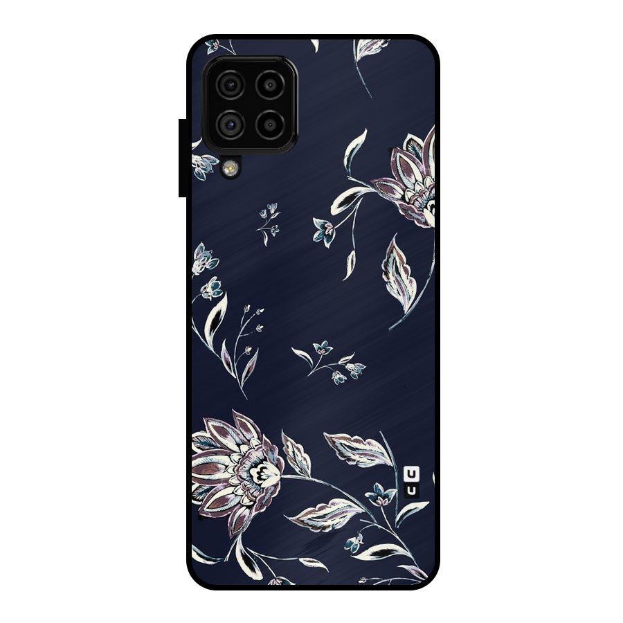 Dark Petals Metal Back Case for Galaxy A22 4G
