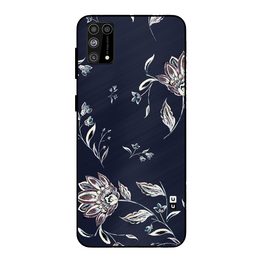 Dark Petals Metal Back Case for Galaxy F41